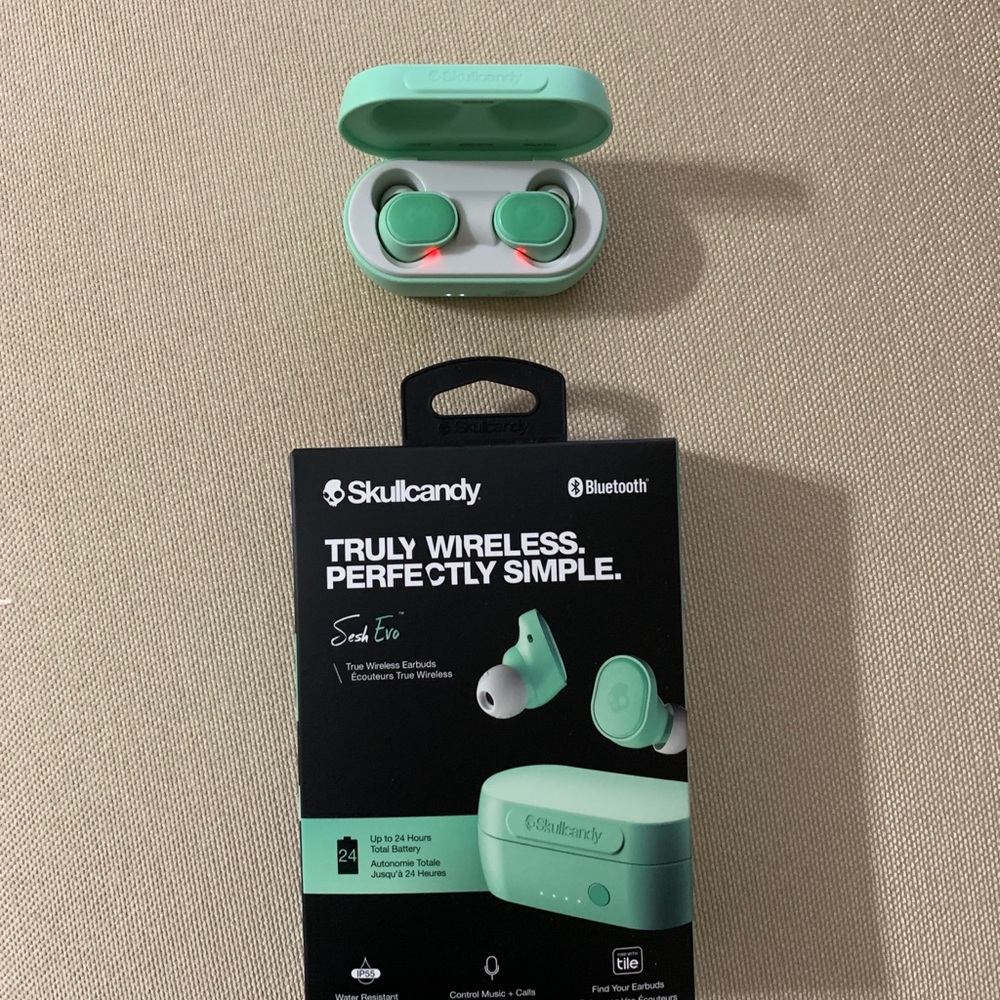 Skullcandy Sesh Evo Tru wireless ear buds. Great!